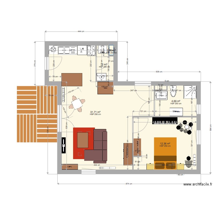 clos St Benoit. Plan de 0 pièce et 0 m2