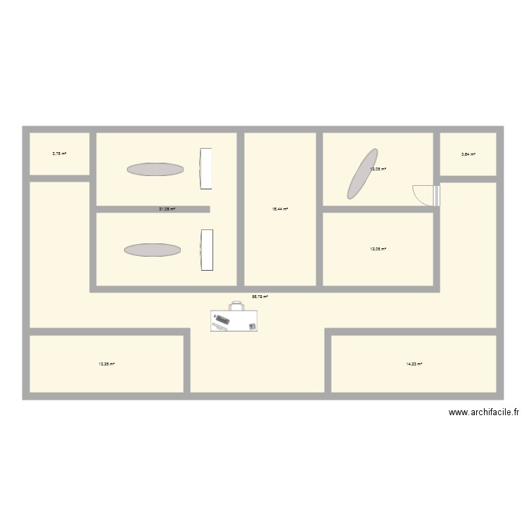 Idée 3. Plan de 0 pièce et 0 m2