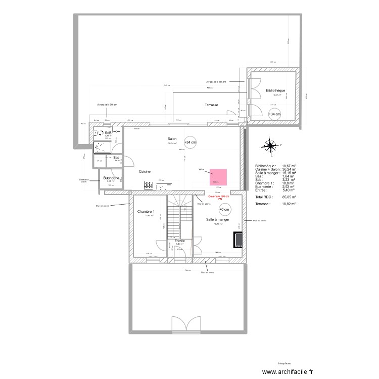 doumerc 2 travaux 6. Plan de 3 pièces et 22 m2