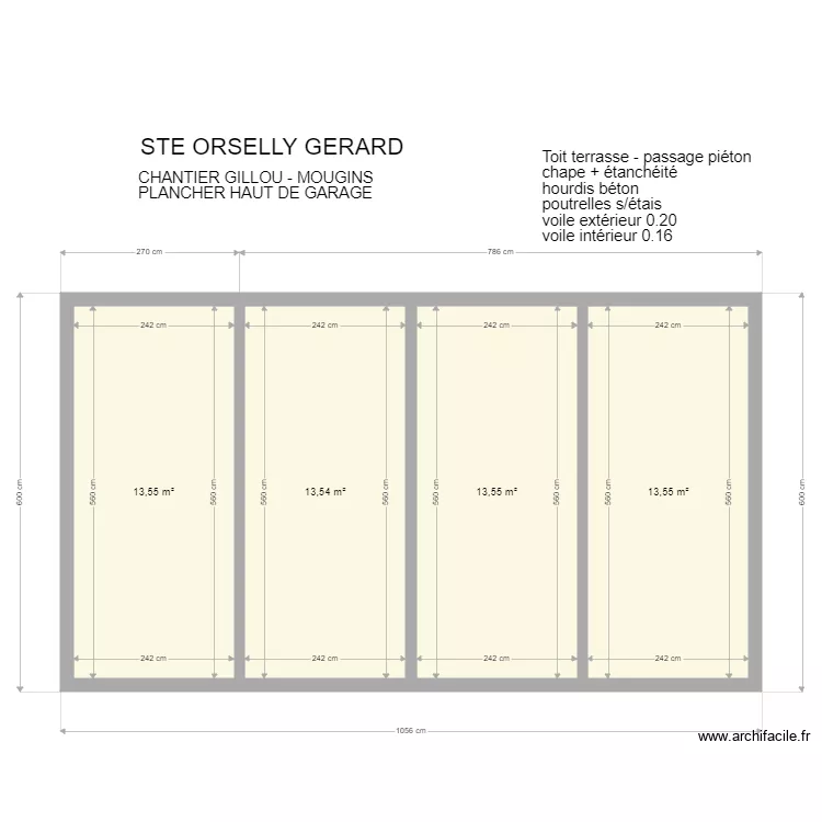 ORSELLY. Plan de 