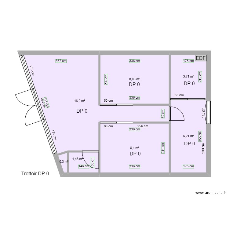 MJ RENOV AVANT TRAVAUX. Plan de 0 pièce et 0 m2