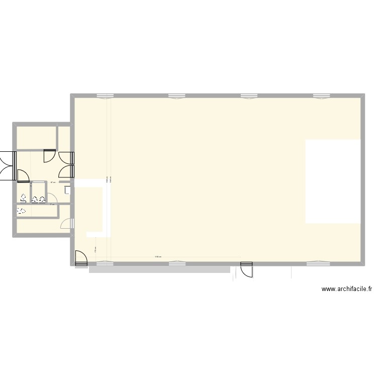 Salle des Fêtes Montjoyer. Plan de 0 pièce et 0 m2