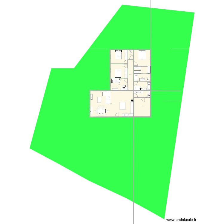 terrain. Plan de 0 pièce et 0 m2