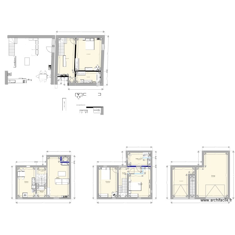 carmel 2. Plan de 15 pièces et 184 m2