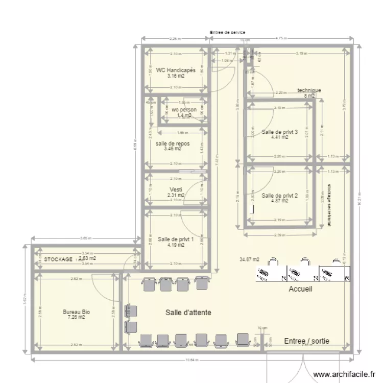 labo nouveau boissy SS TREMIT 2. Plan de labo nouveau boissy SS TREMIT 2. Plan de