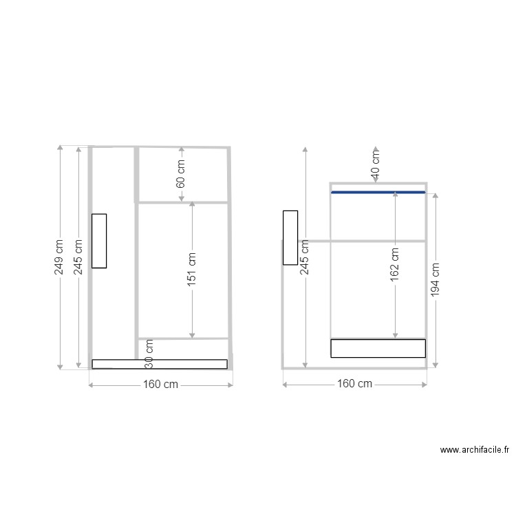 placard entreé reuilly interieur. Plan de 0 pièce et 0 m2