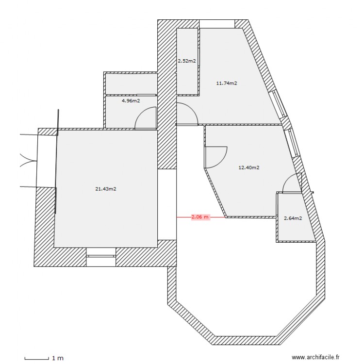 aparte 3 modifier. Plan de 0 pièce et 0 m2