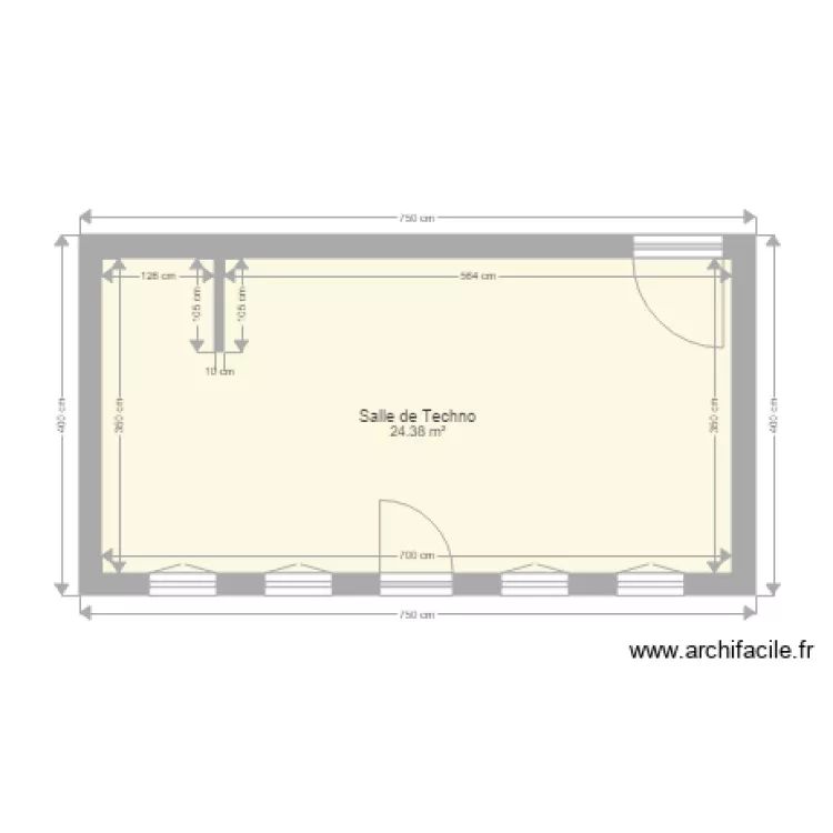 plan classe tecnho. Plan de 