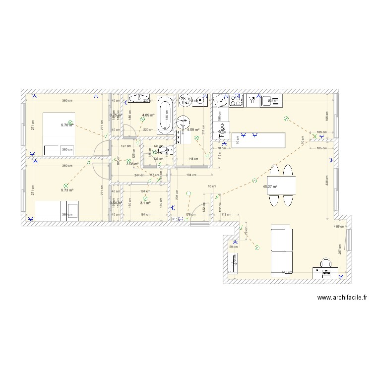 Beauchet. Plan de 0 pièce et 0 m2