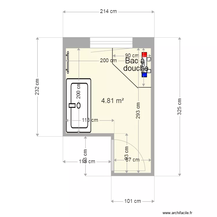 VERY Mably avant travaux. Plan de VERY Mably avant travaux. Plan de
