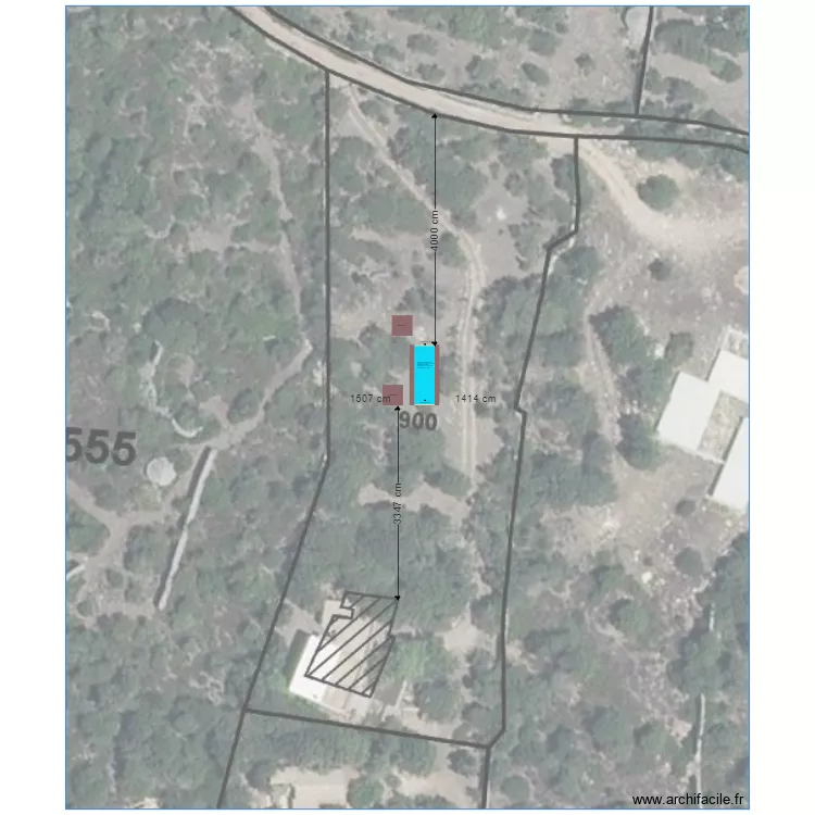 PISCINE PERRON. Plan de PISCINE PERRON. Plan de