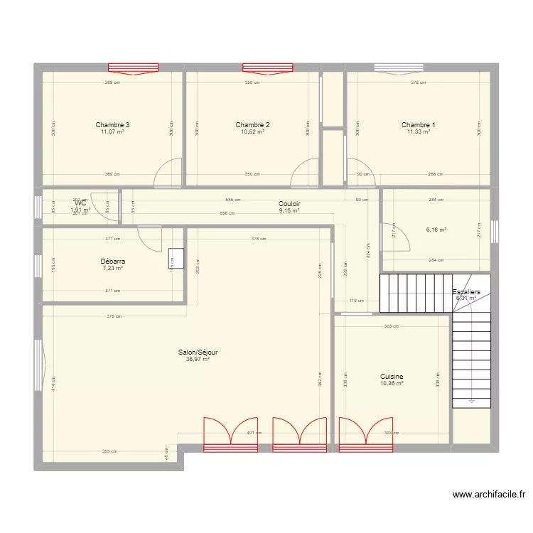 Locaux Saumur - Etage V1. Plan de Locaux Saumur - Etage V1. Plan de