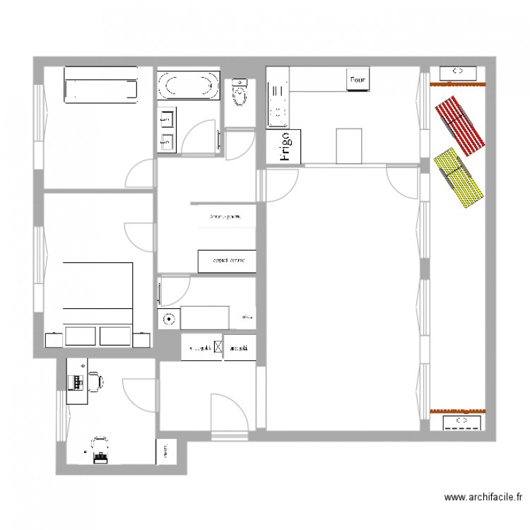 163 T 3. Plan de 0 pièce et 0 m2