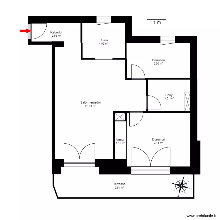 ED SKI PARADIS BLOC A 2 1 L ALDOSA CANILLO. Plan de 