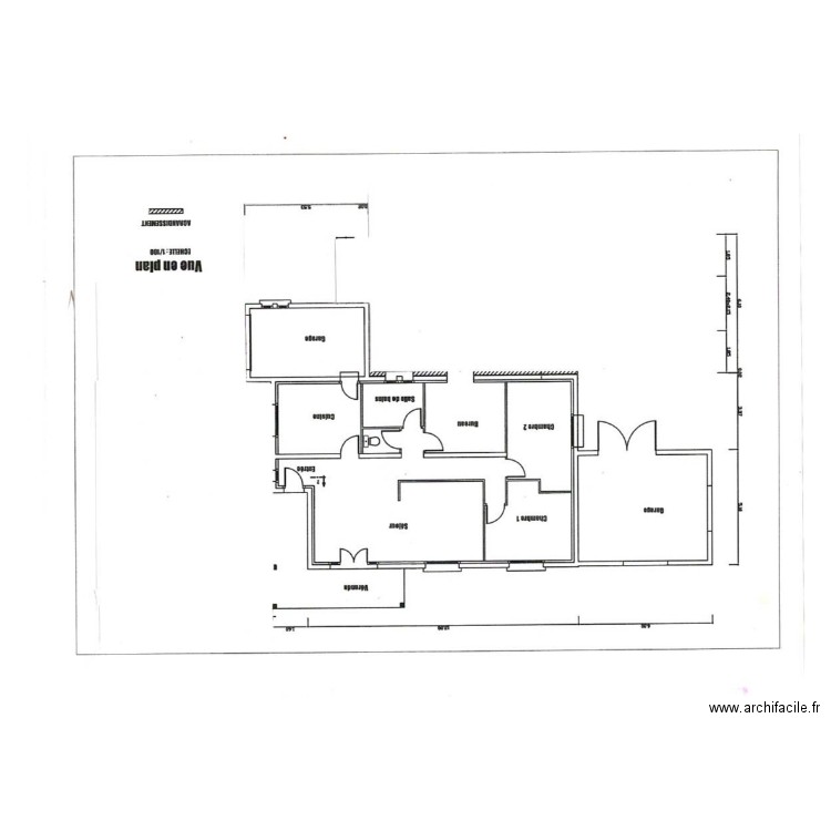 Test terrasse 1. Plan de 0 pièce et 0 m2