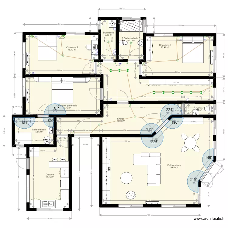 APPARTEMENT 3 CHAMBRES 3. Plan de 