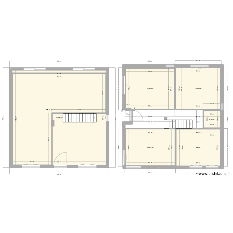 Maison RDC. Plan de 0 pièce et 0 m2