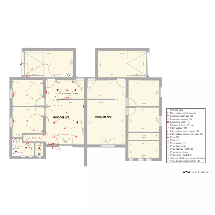 THOMAS N&deg;6. Plan de 