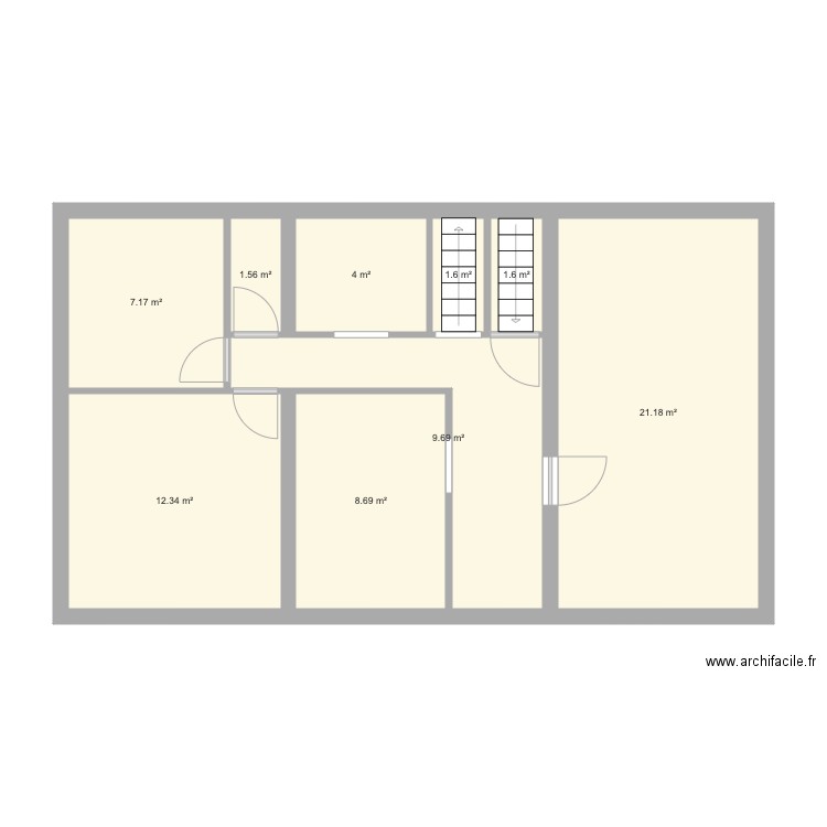 Maison Thivars. Plan de 0 pièce et 0 m2