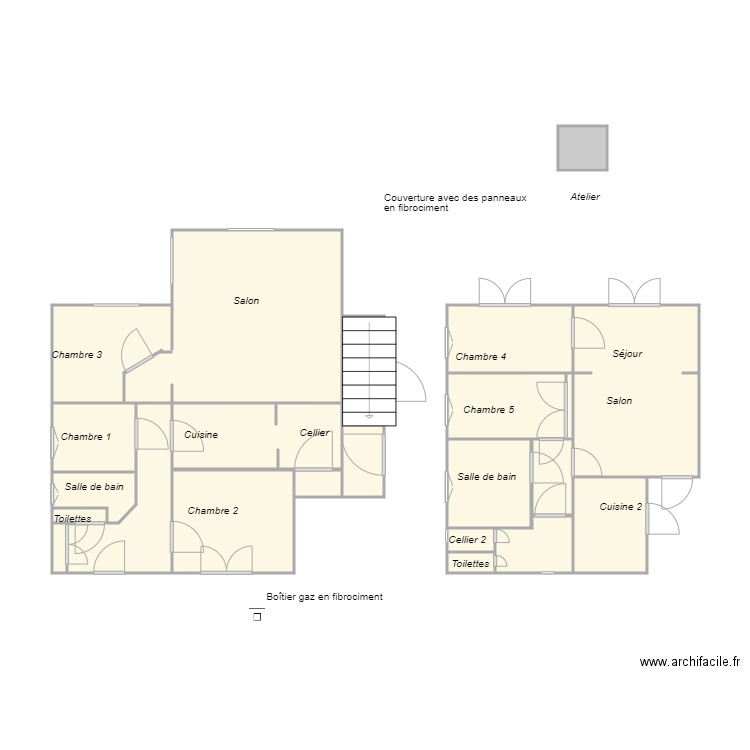 Croquis ALIX. Plan de 0 pièce et 0 m2
