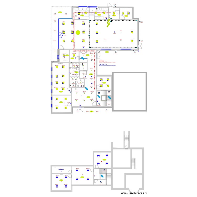 Dorfhauses Eclairages chemin de câbles. Plan de 0 pièce et 0 m2