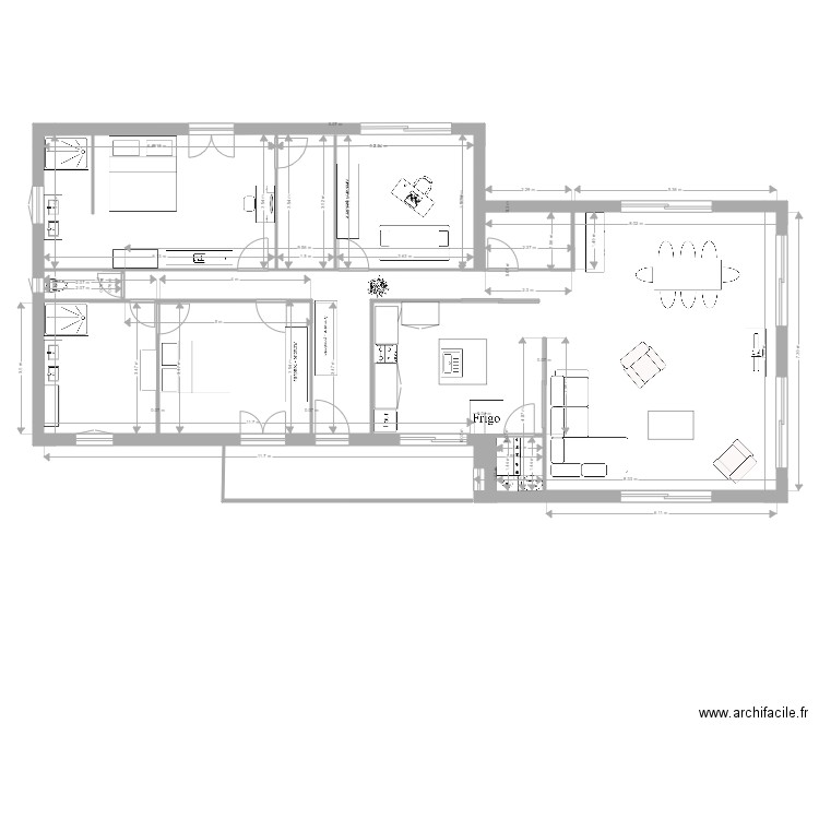 plan maison gareoult troisieme plan  idee sup  sup 8 8 sup. Plan de 0 pièce et 0 m2