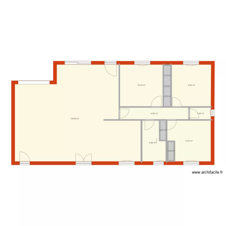 maison duran. Plan de 