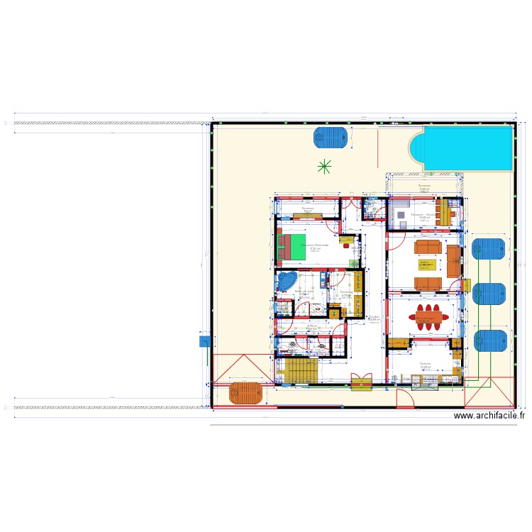NEW PROJECT OF BUINDING modif Plan Duplex plus Etage de 3 niveau au moins . Plan de 0 pièce et 0 m2
