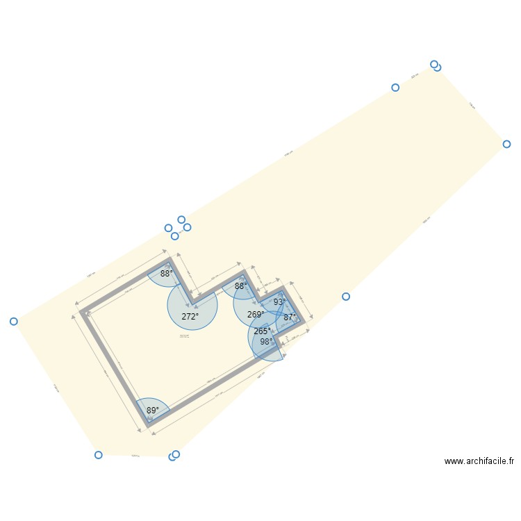 IMPORTATION CADASTRE. Plan de 1 pièce et 92 m2