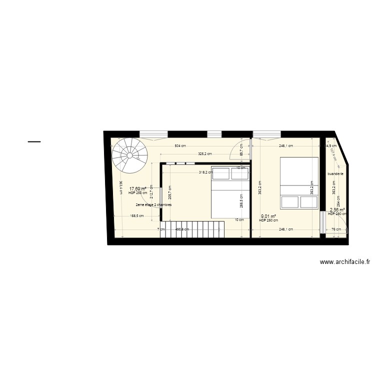 pavillon 2eme étage 32. Plan de 0 pièce et 0 m2