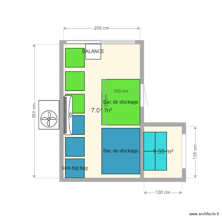 croquis trisval 1 market francois. Plan de 0 pièce et 0 m2