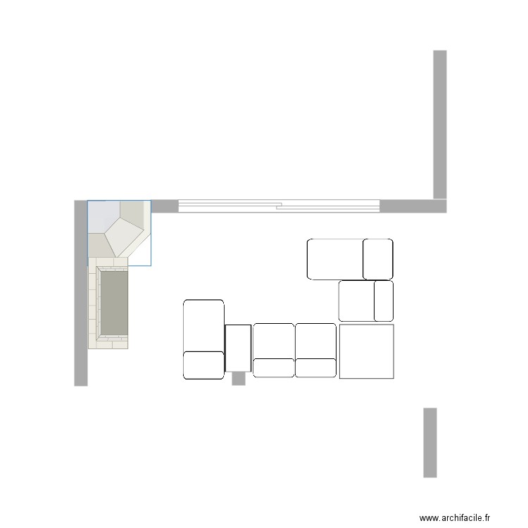 Plan salon 2. Plan de 0 pièce et 0 m2