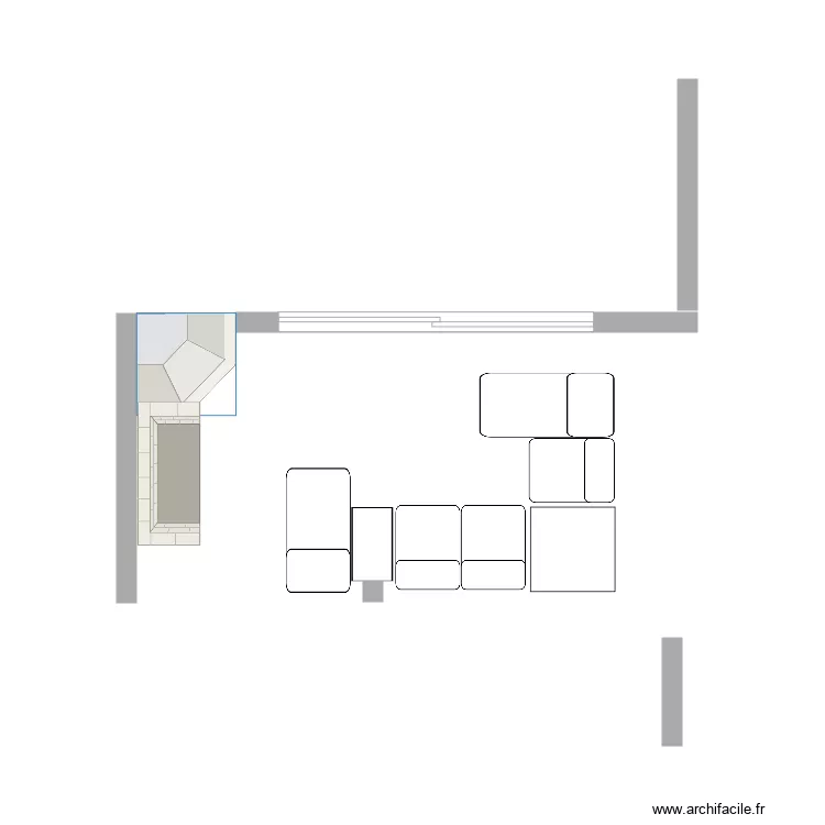 Plan salon 2. Plan de 