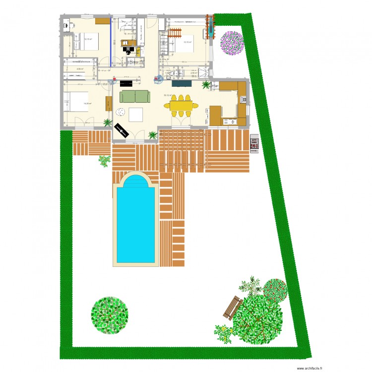 TALENCE agrandissement Chris. Plan de 0 pièce et 0 m2