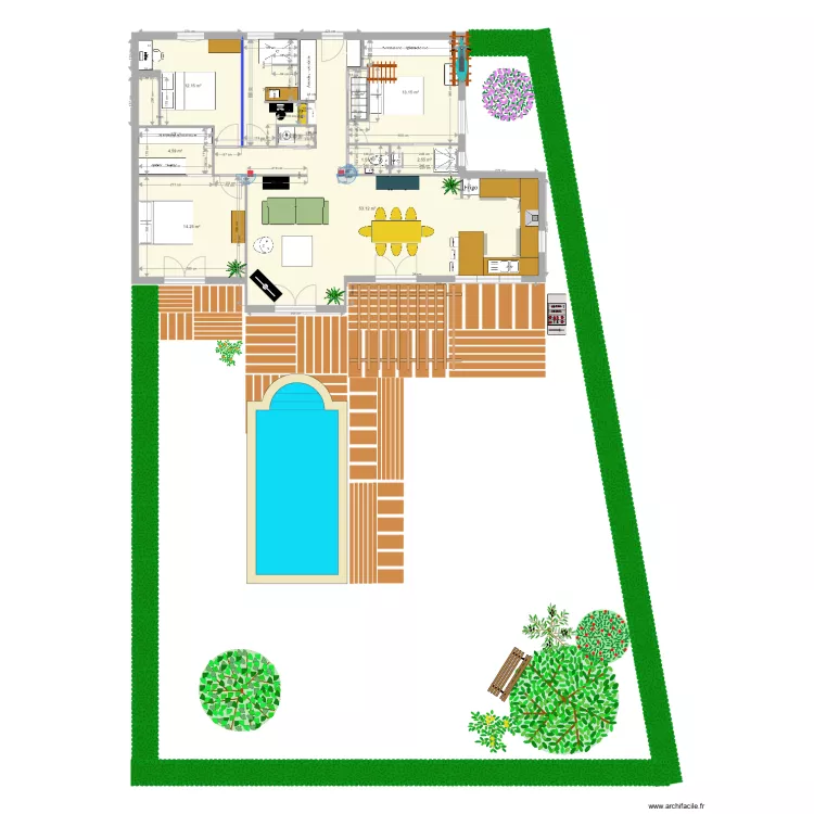 TALENCE agrandissement Chris. Plan de 