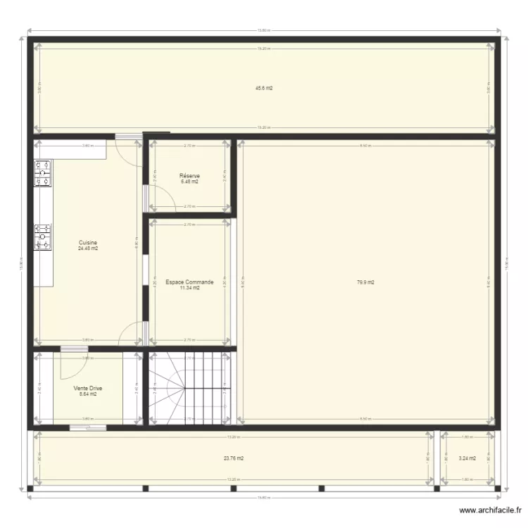 FASTFOOD EXTENDED V1. Plan de 