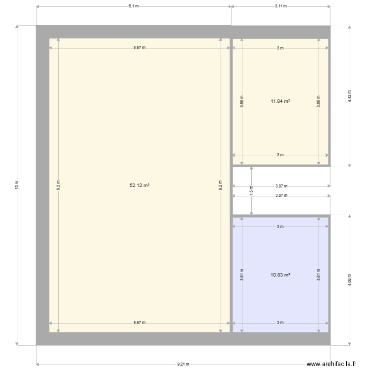 Maison Chalaide. Plan de 0 pièce et 0 m2