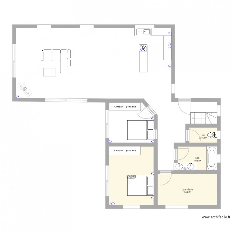 chantier francois. Plan de 0 pièce et 0 m2