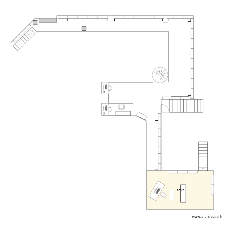 mezz ed. Plan de 0 pièce et 0 m2