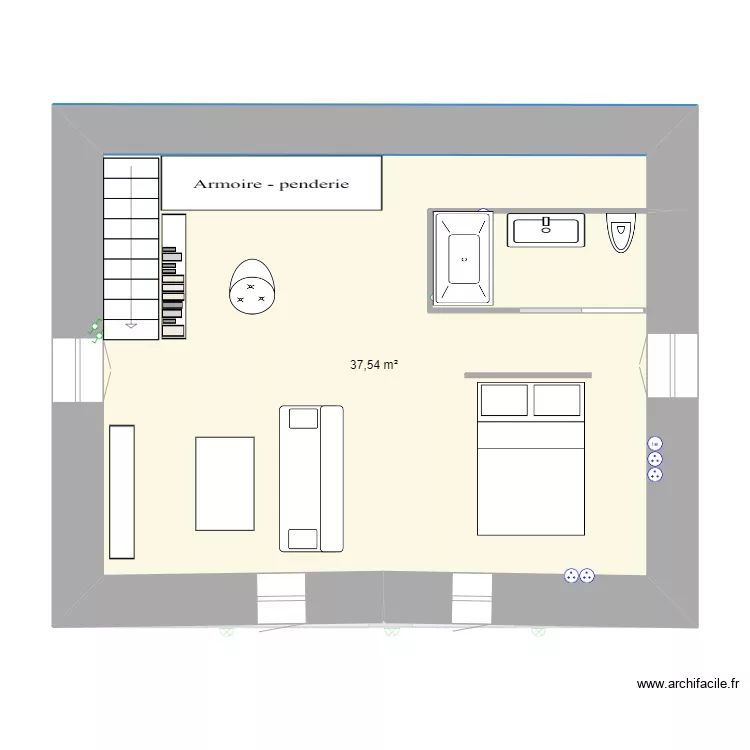 Lovrec mini Prvi Kat . Plan de 