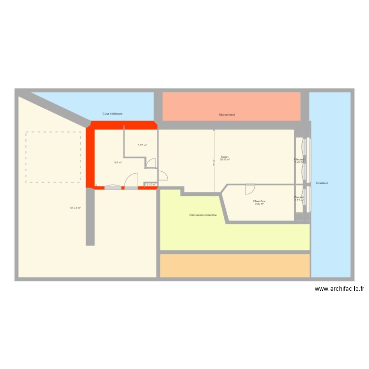 thimothé. Plan de 19 pièces et 201 m2