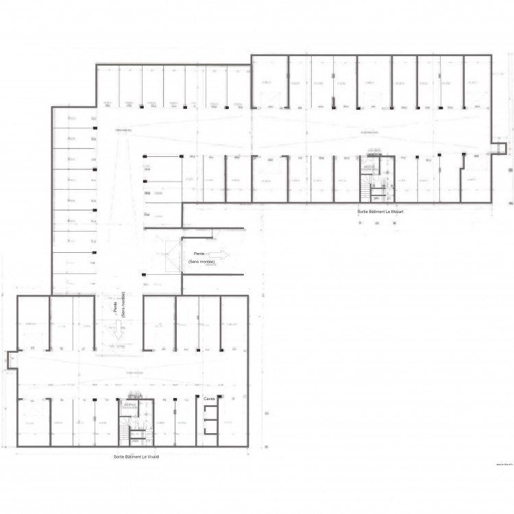 Le Kiosque du parc garages. Plan de 0 pièce et 0 m2