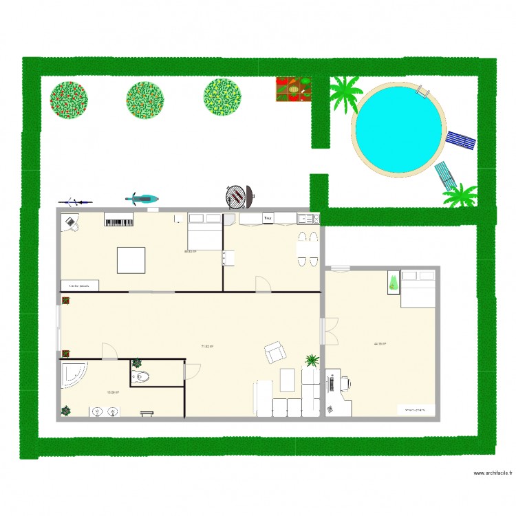 maison de Maxence Viltare. Plan de 0 pièce et 0 m2