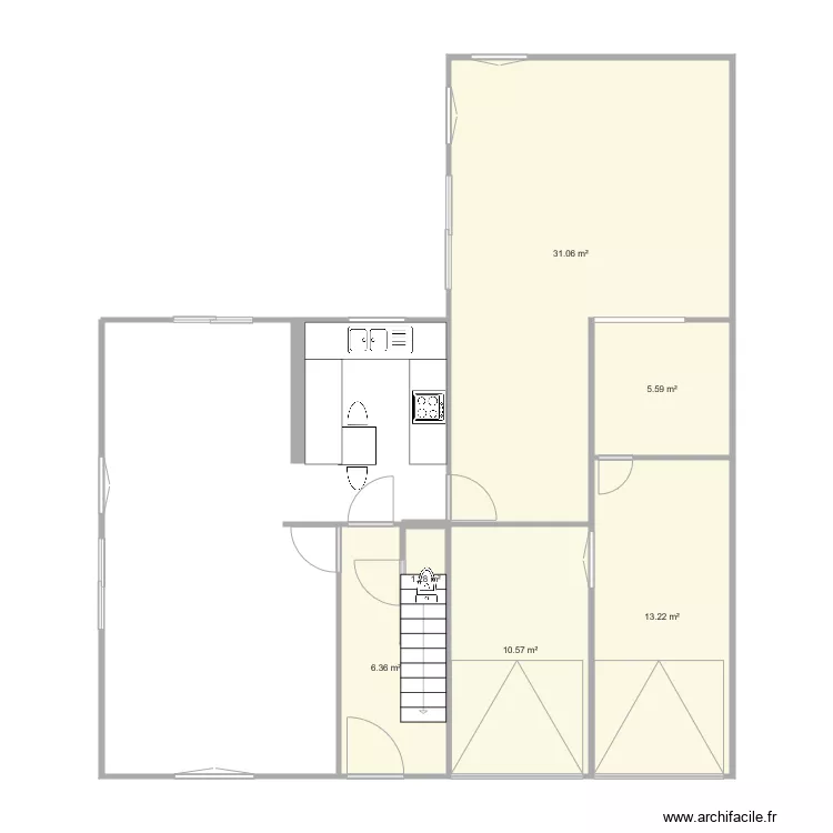 maison marcinelle apr&egrave;s. Plan de 