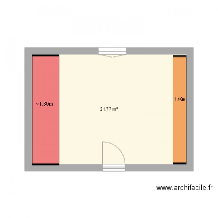 Sous combles. Plan de 0 pièce et 0 m2