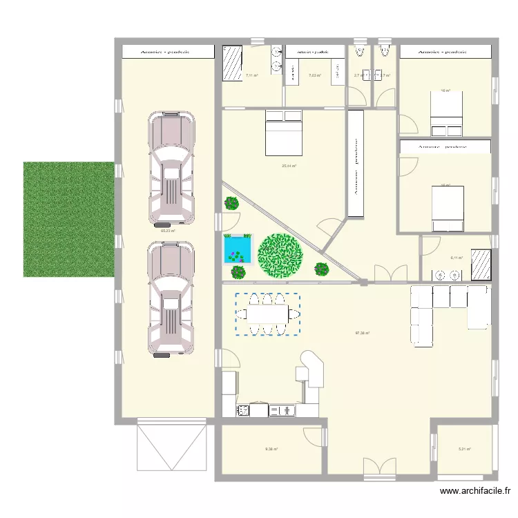 maison345. Plan de 