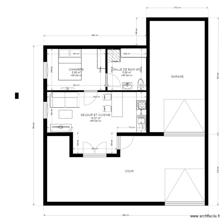 PLAN VUE DE HAUT. Plan de 0 pièce et 0 m2