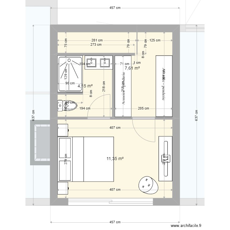 Maison Extension + étage OK. Plan de 0 pièce et 0 m2