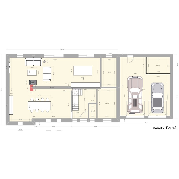 maison 2023-gros oeuvre-avancée. Plan de 0 pièce et 0 m2