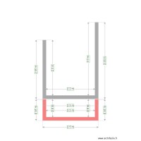 PISCINE PLAN COUPE